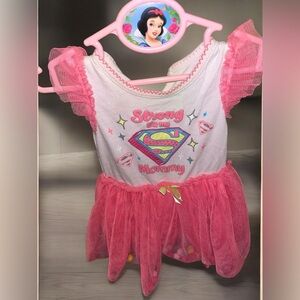 Superman Strong Like Mommy Tutu Dress